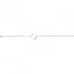 Bracelet Coeur Acier 316L Inoxydable 18cm