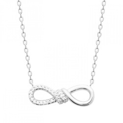 Collier Nœud Infini Argent...