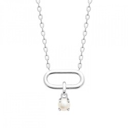 Collier Ovale Breloque...