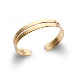 Jonc Plaqué Or - Femme - 58mm