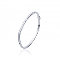 Jonc carré brillant - Acier...