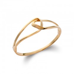 Jonc boucles enlacées -...