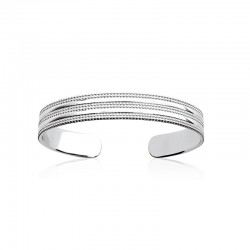 Manchette plate perline -...