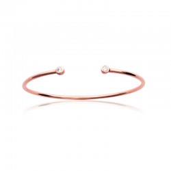 Jonc ouvert - Plaqué Or...