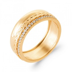 Bague Lisse et Tressée...