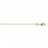 Chaîne Forçat diamantée - Plaqué Or - Homme Femme - Largeur 1,15mm