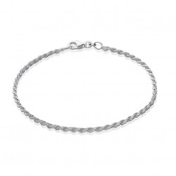 Chaîne Corde ronde - Argent...