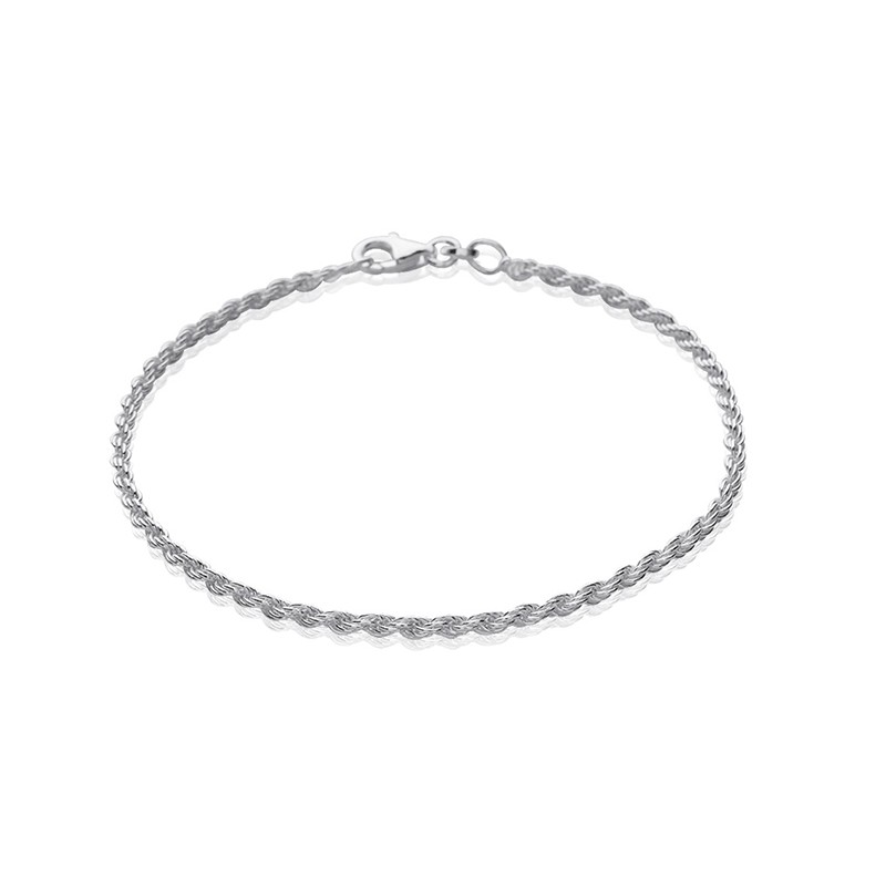 Chaîne Corde ronde - Argent - Largeur 2mm