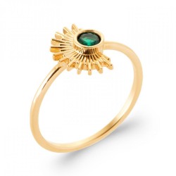 Bague Eventail Plaqué or...