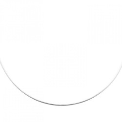 Collier Argent rhodié 45cm