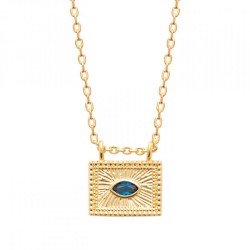 Collier Oeil Plaqué or...