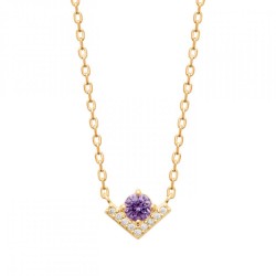 Collier en V Plaqué or...