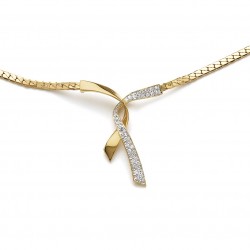 Collier Ruban entrelacé...