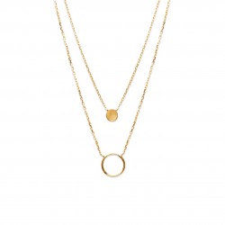 Double Collier Deux-Rangs...