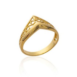 Bague couronne celtique en...