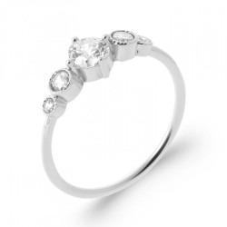 Bague Jarretière Argent...