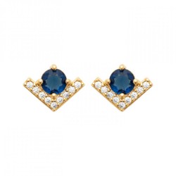 Boucles d'oreilles en V 9mm...