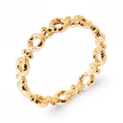 Bague Martelée Formes...