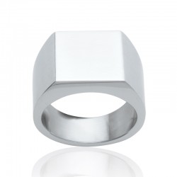 Chevalière Acier inoxydable...