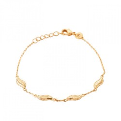 Bracelet Feuilles Plaqué or...