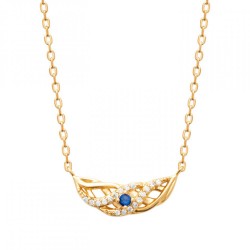 Collier Tressé Pierre Bleue...