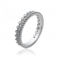 Demi-Alliance couronne fine...