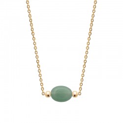 Collier Quartzite vert,...