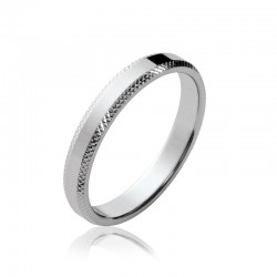 Alliance 3mm Argent Rhodié