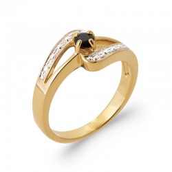 Bague Pierre Saphir noir...