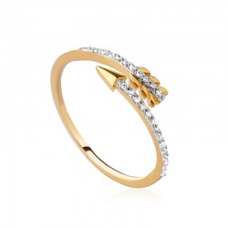 Bague Flèche Aztèque Oxydes...