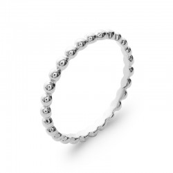 Alliance perlée fine Argent...