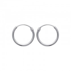 Créoles Argent 14mm Homme...