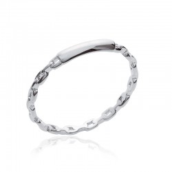 Bague fine style chaîne...