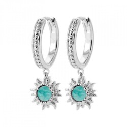 Créoles Diam. 14mm Perlées...