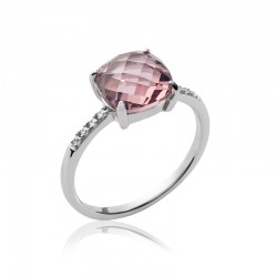 Bague pierre rose...