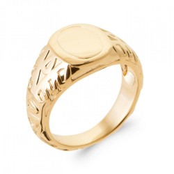 Chevalière Plaqué or...