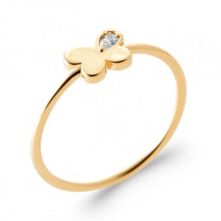 Bague Papillon Oxyde de...