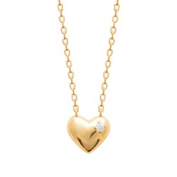Collier Coeur Oxyde de...