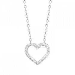 Collier Coeur Oxyde de...