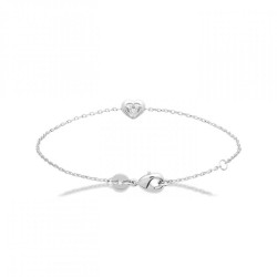 Bracelet Coeur Oxyde de...