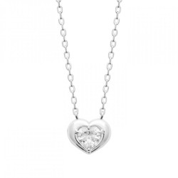 Collier Coeur Oxyde de...