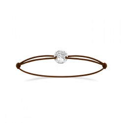 Bracelet Cordon Marron...