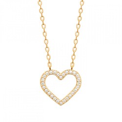 Collier Coeur Oxyde de...