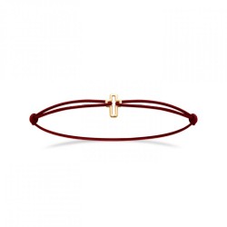 Bracelet Cordon Rouge Croix...