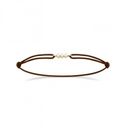 Bracelet Cordon Marron...