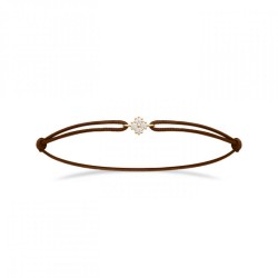 Bracelet Cordon Marron...