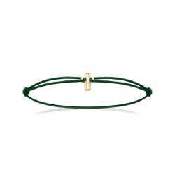 Bracelet Cordon Vert Croix...