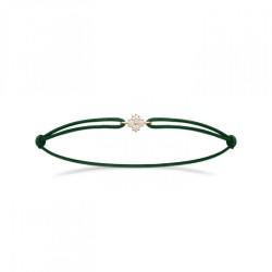 Bracelet Cordon Vert Oxyde...