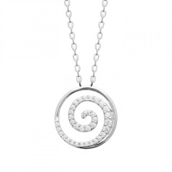 Collier Spirale Oxyde de...