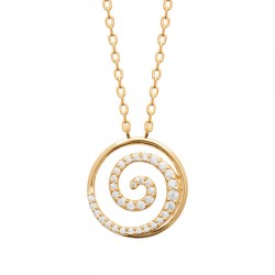 Collier Spirale Oxyde de...